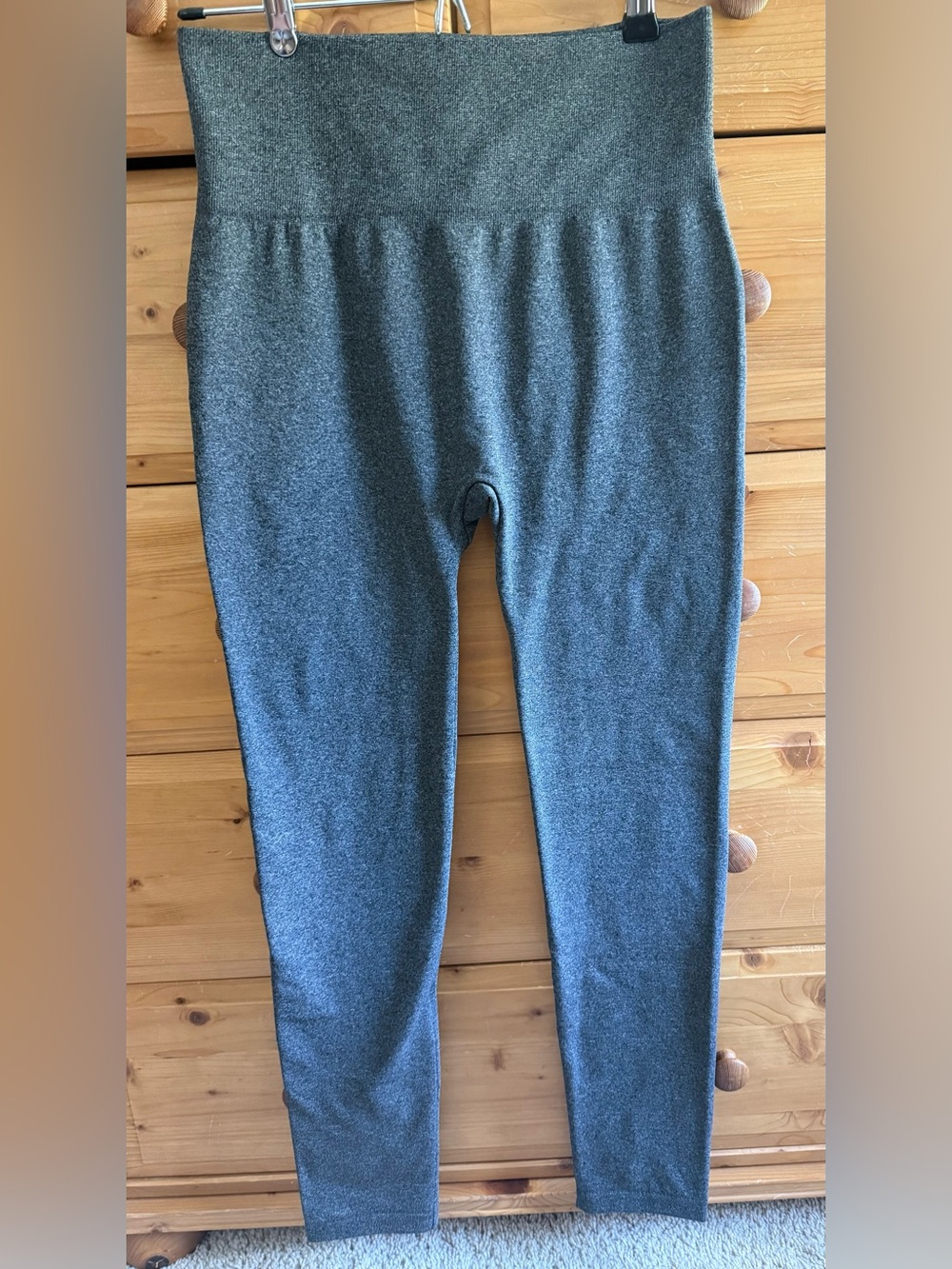 Muk Luks Fleece Lined Leggings - Gray